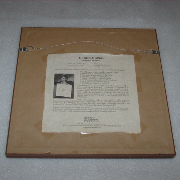 Susan Loy These Blessings matted & framed print - Picture 4 of 5